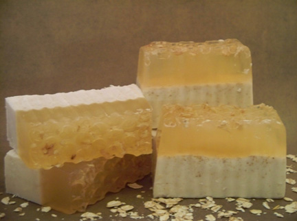Handmade Soap - Oatmeal, Milk and Honey Soap Bar